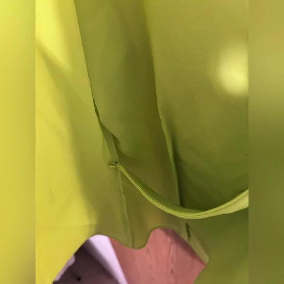 ZARA Double Breasted Lime Green Blouse - Picture 5 of 7